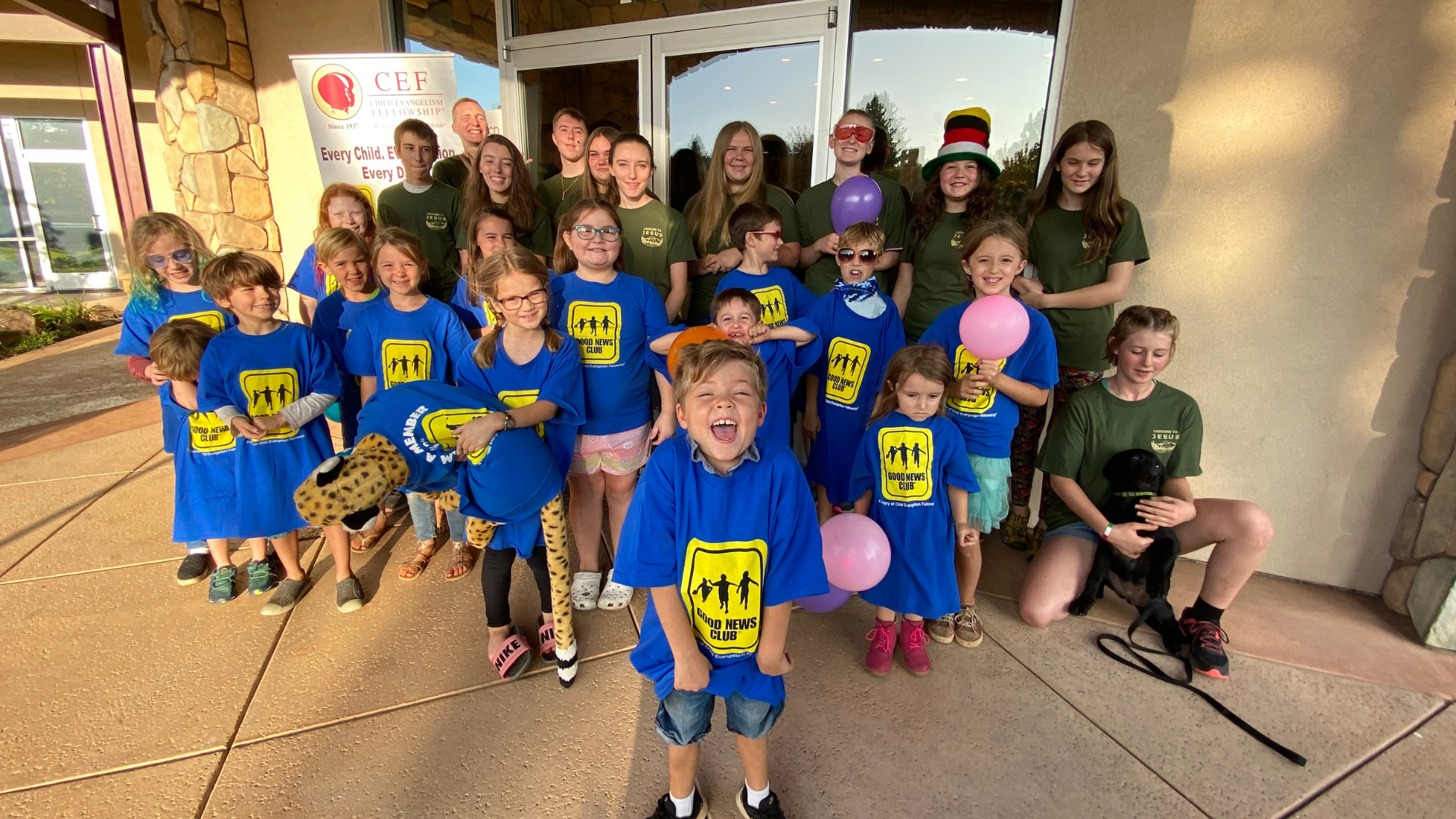 Kids learning about Jesus at CEF NorCal